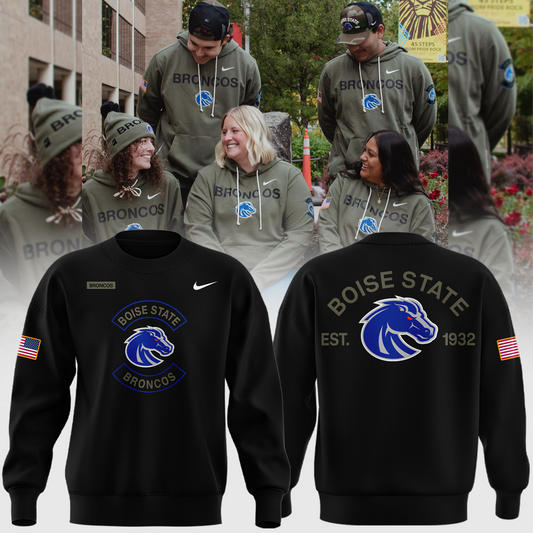 Boise State Broncos Football Military Appreciation 2025 SWEATSHIRT