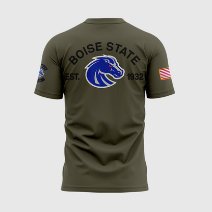 Boise State Broncos Football Military Appreciation 2025 TSHIRT