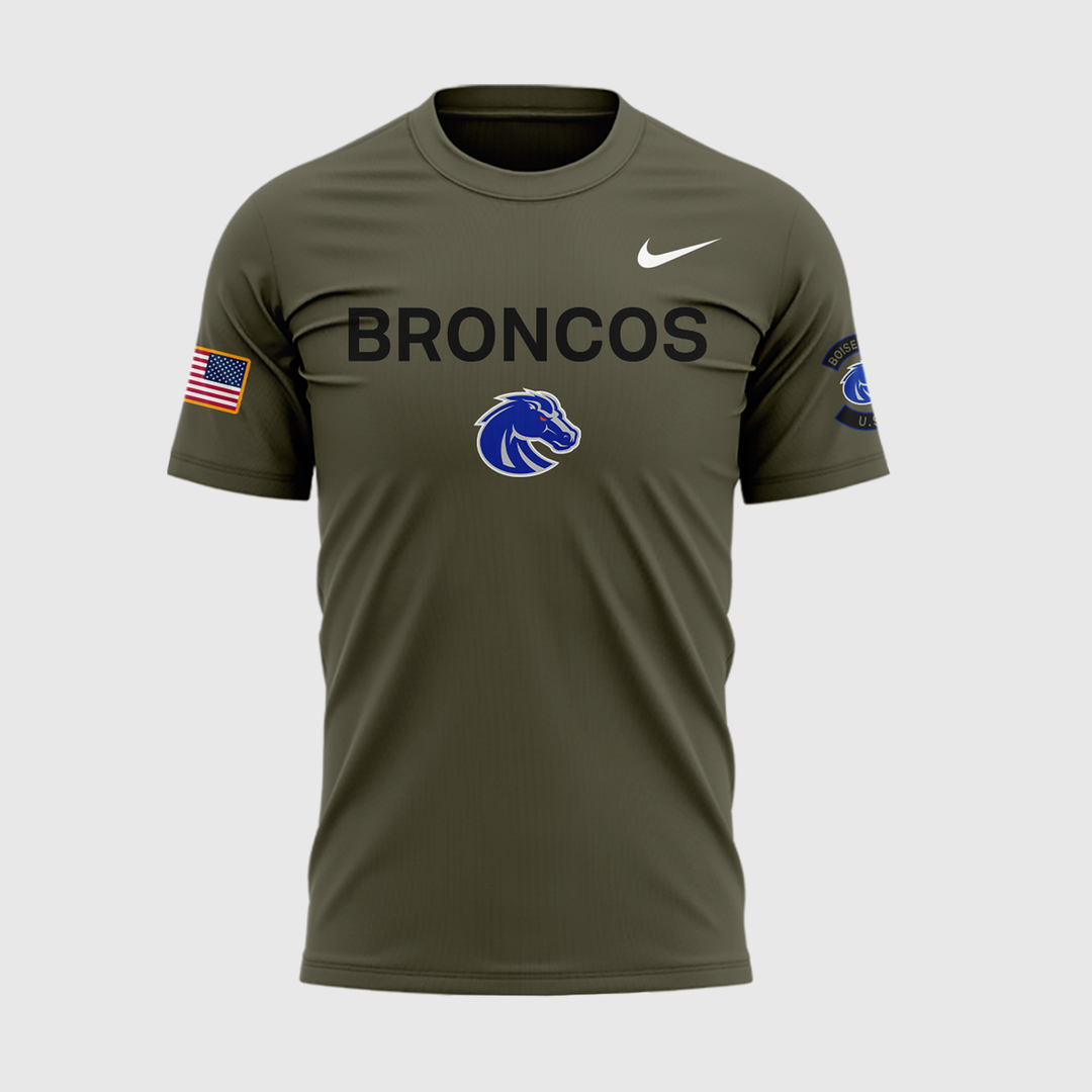 Boise State Broncos Football Military Appreciation 2025 TSHIRT