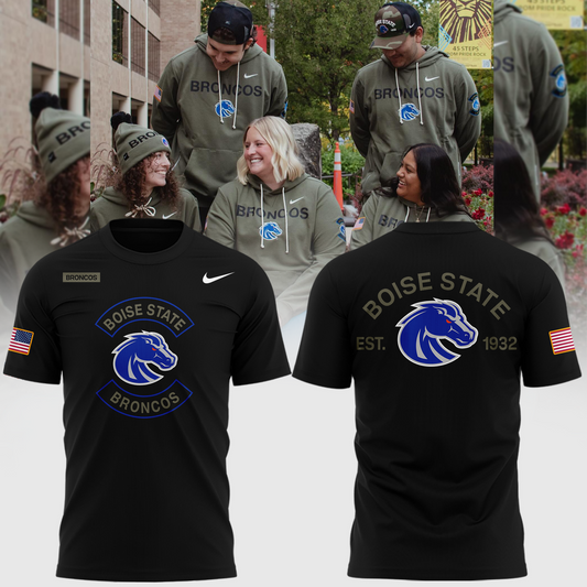 Boise State Broncos Football Military Appreciation 2025 TSHIRT