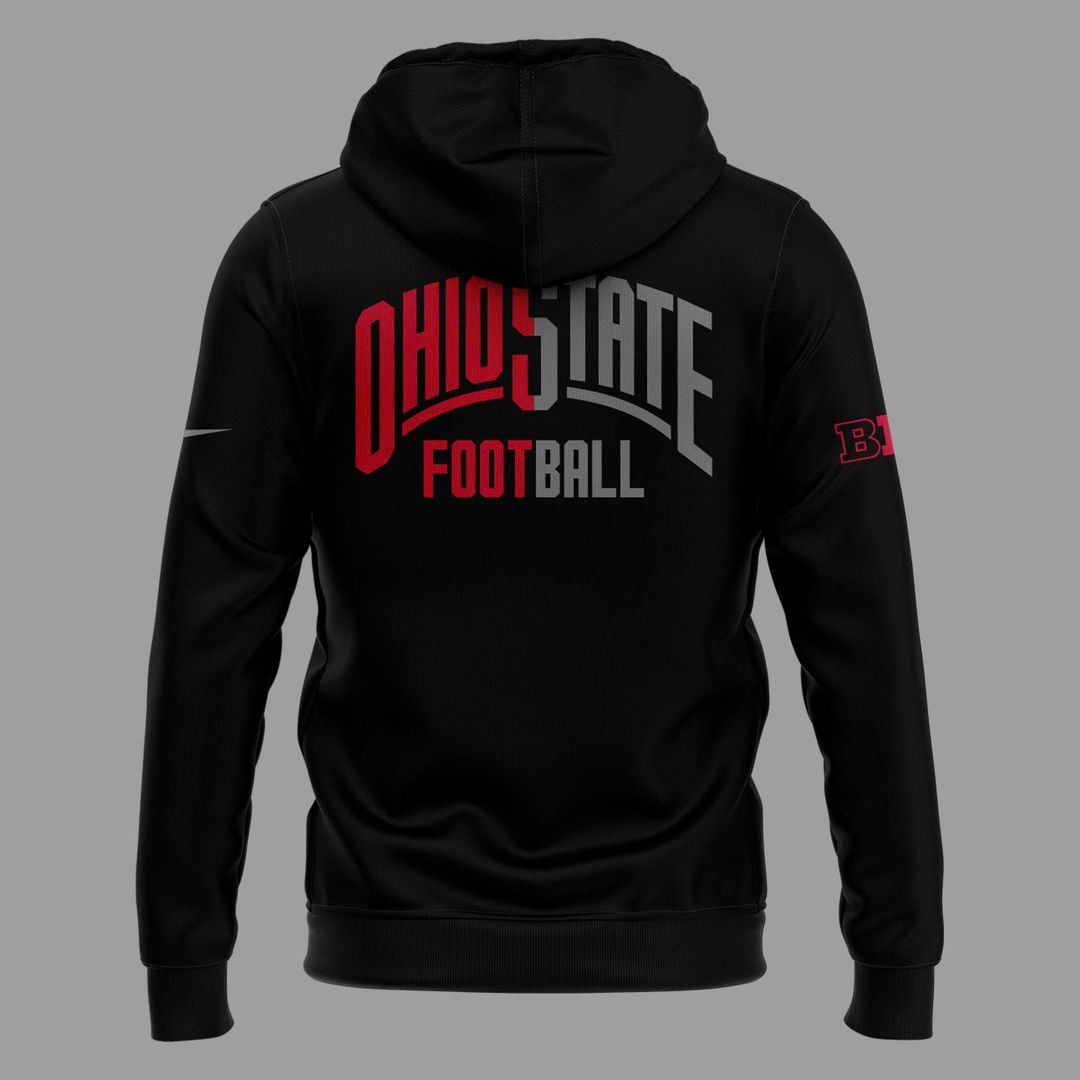 Ohio State Football Back In Black 2025 Combo Hoodie