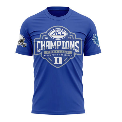 Duke Football 2025 ACC Football Champions T-shirt