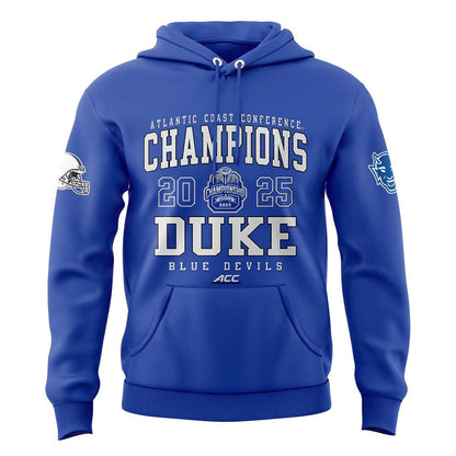Duke Football 2025 ACC Football Champs Hoodie