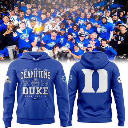 Duke Football 2025 ACC Football Champs Hoodie