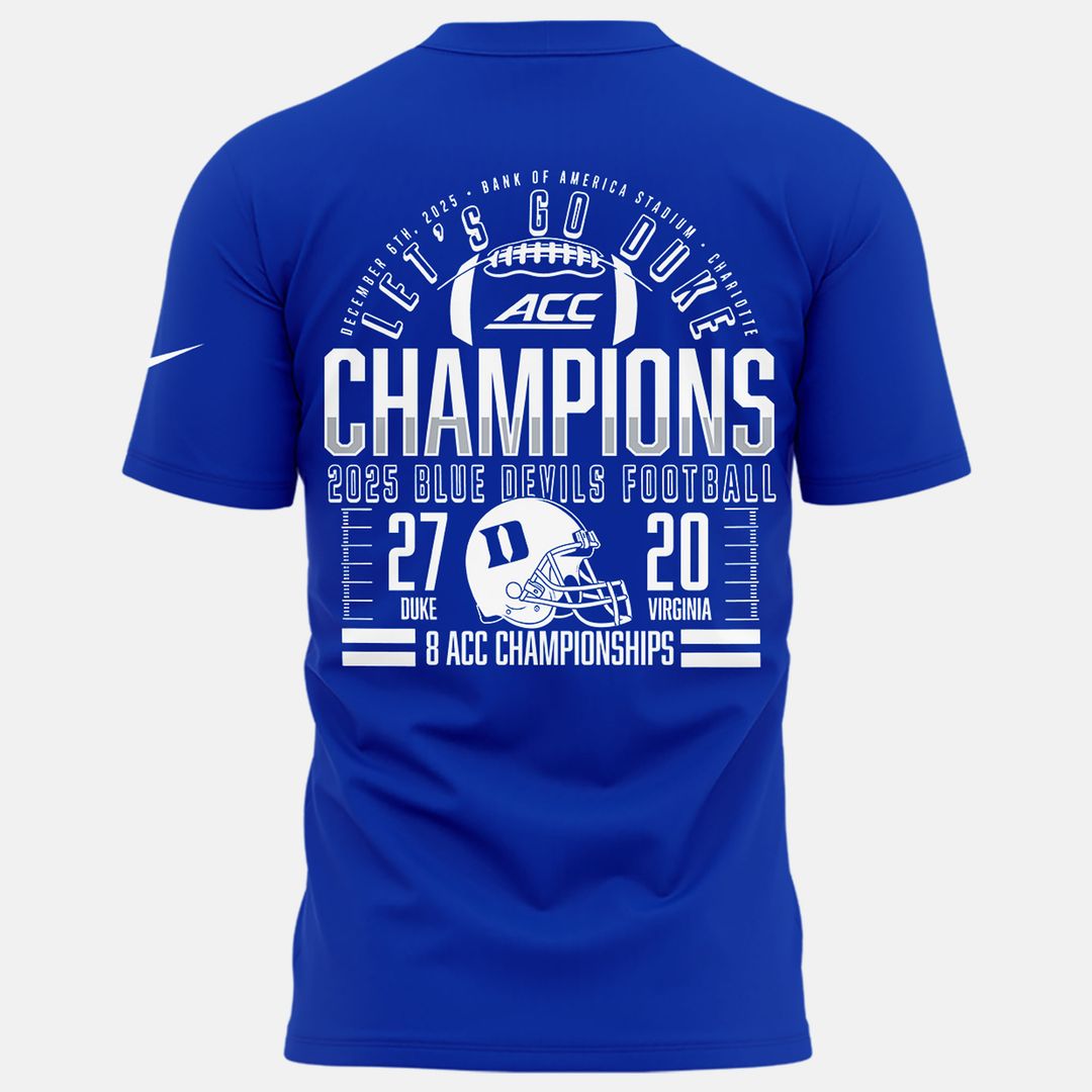 Duke 2025 ACC Football Championship Tee