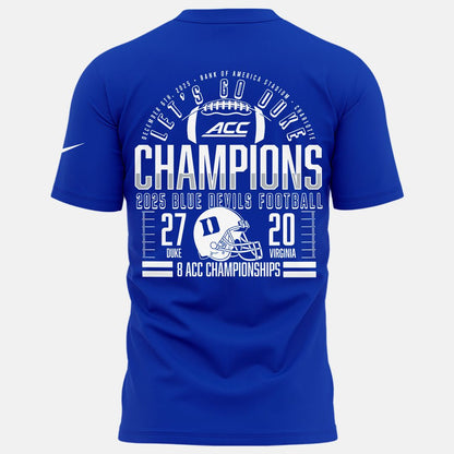 Duke 2025 ACC Football Championship Tee