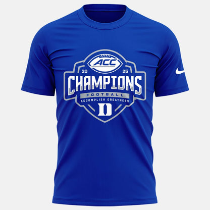 Duke 2025 ACC Football Championship Tee