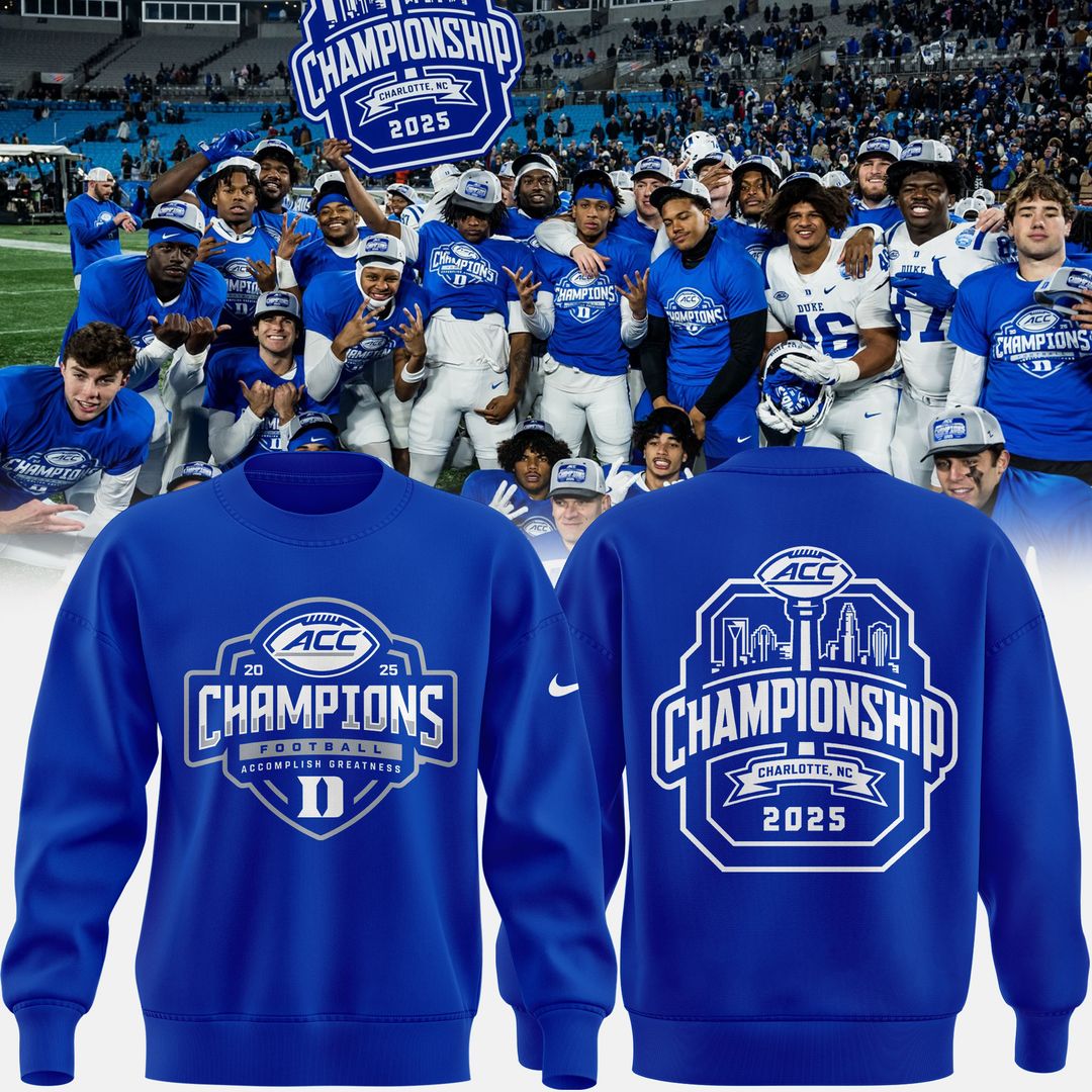Duke 2025 ACC Football Championship Sweatshirt