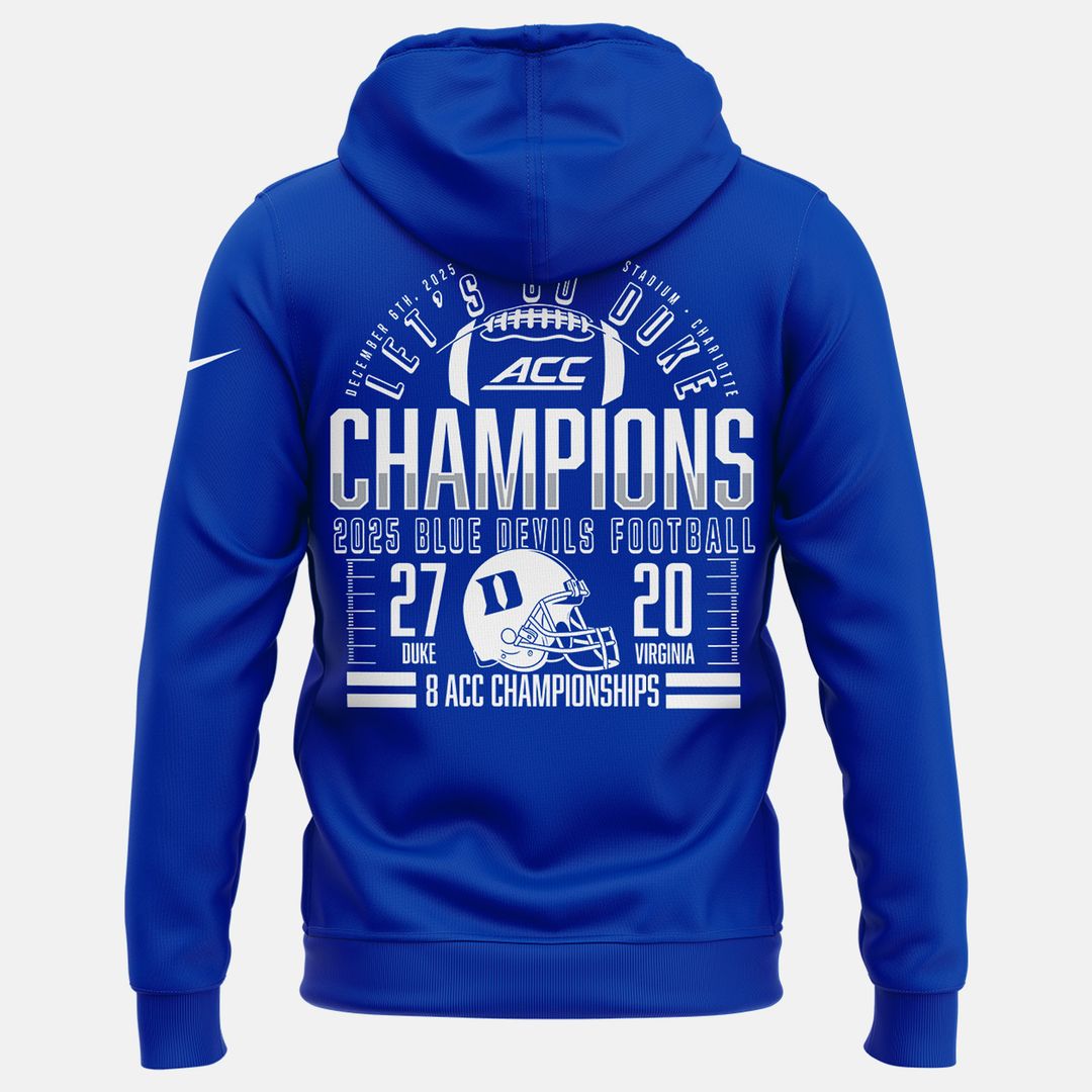 Duke 2025 ACC Football Championship Hoodie