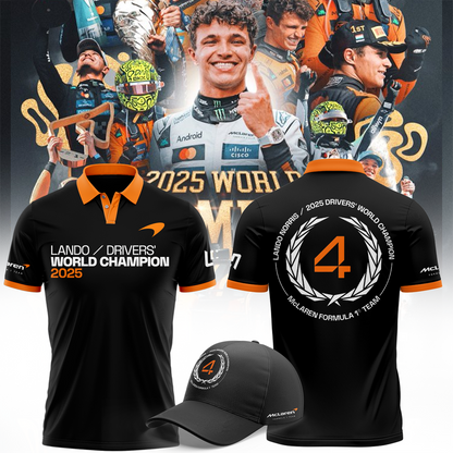 Limited Edition 2025 Lando Norris World Champions Combo Polo