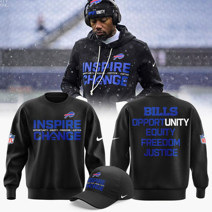 Limited Edition Buffalo Bills '' INSPIRE CHANGE '' 2025 SWEATSHIRT