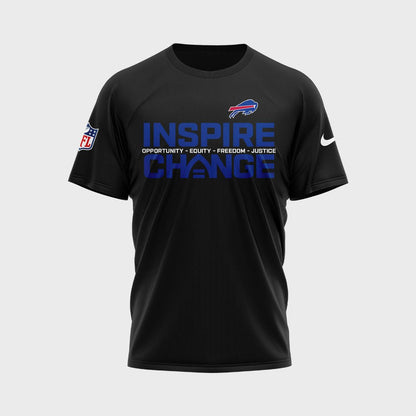 Limited Edition Buffalo Bills '' INSPIRE CHANGE '' 2025 T-shirt