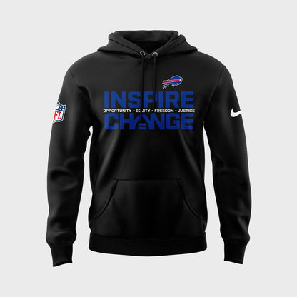 Limited Edition Buffalo Bills '' INSPIRE CHANGE '' 2025 Hoodie
