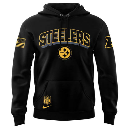 Pittsburgh Steelers Black Coach Mike Tomlin Hoodie