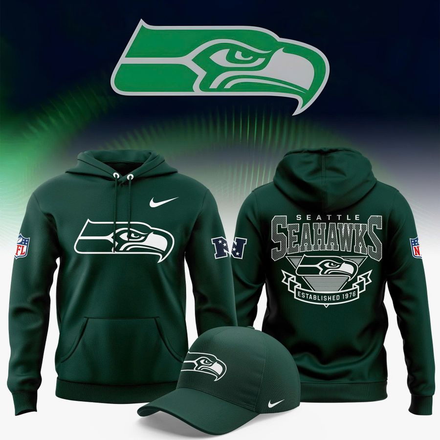 Unisex Seattle Seahawks Green Special Hoodie