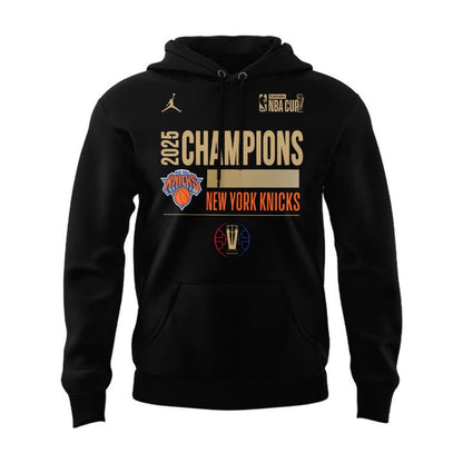 2025 New York Knicks NBA Cup Champions Hoodie V2