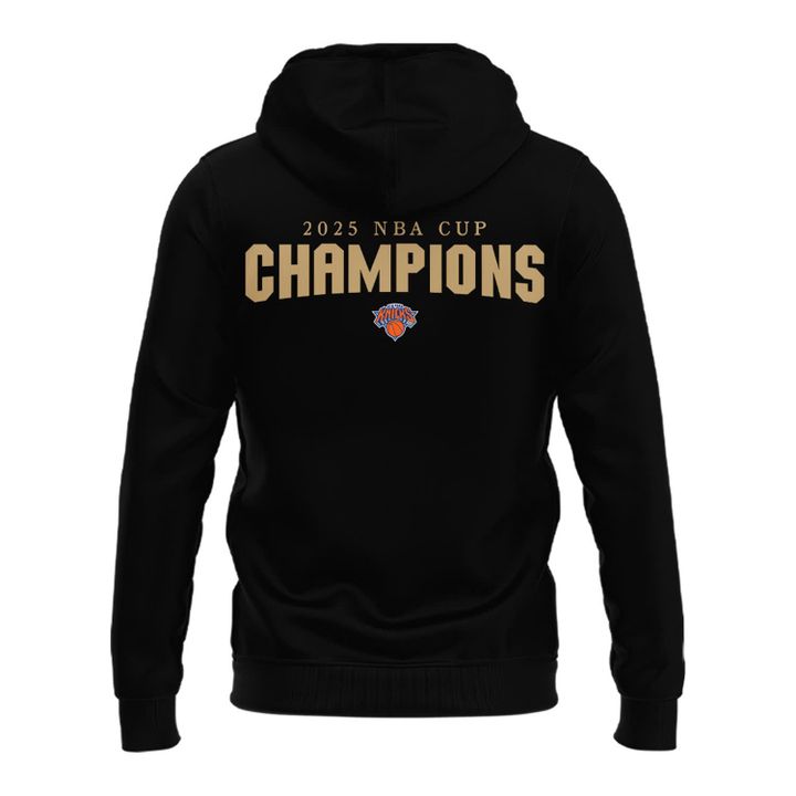 2025 New York Knicks NBA Cup Champions Hoodie V2