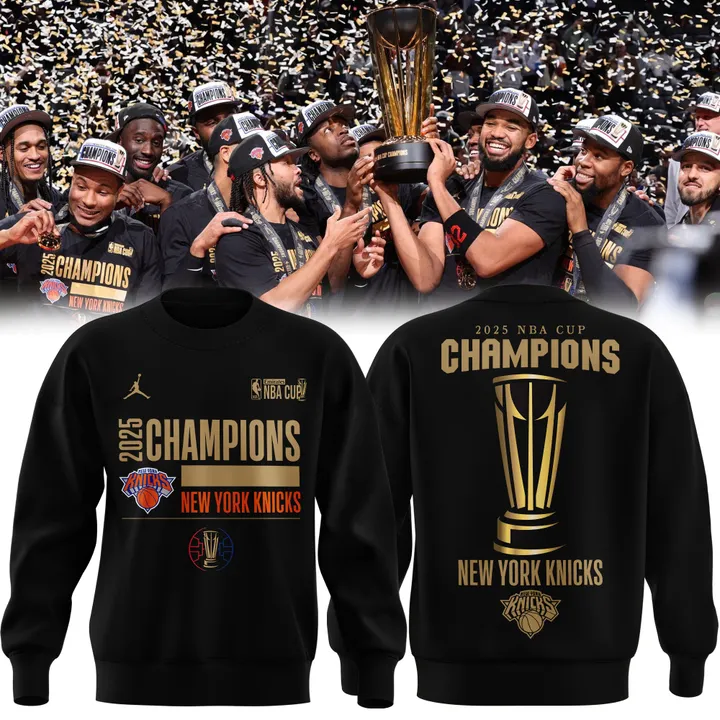 Special New York Knicks 2025 NBA Cup Sweat