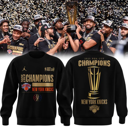Special New York Knicks 2025 NBA Cup Sweat