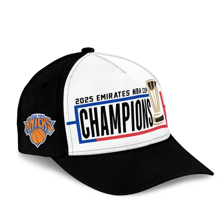 Special New York Knicks 2025 NBA Cup Hoodie V6