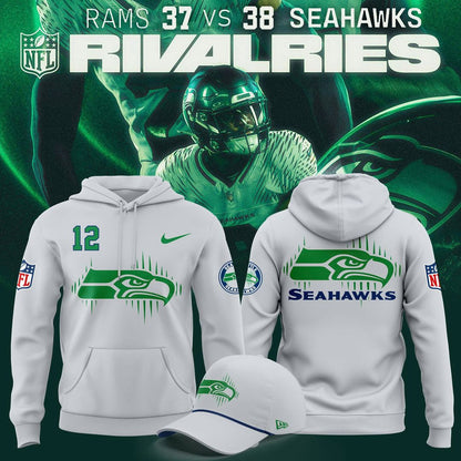 Seattle Seahawks Rivalries Collection Sideline Pullover Combo Hoodie
