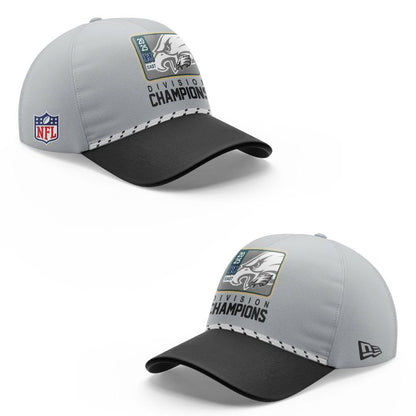 Black Philadelphia Eagles 2025 NFC East Division Champions Locker Room Trophy Collection Hoodie