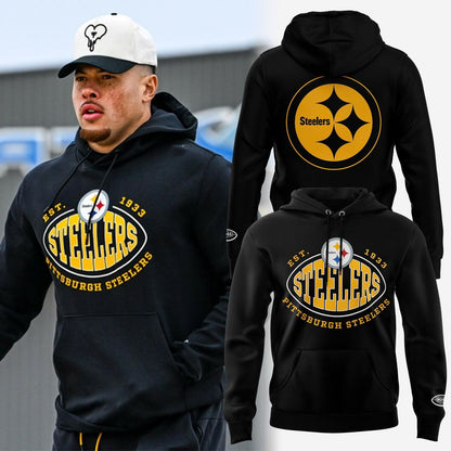 Limited Pittsburgh Steelers Establishment Classic Pullover Hoodie