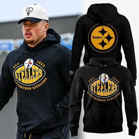 Limited Pittsburgh Steelers Establishment Classic Pullover Hoodie