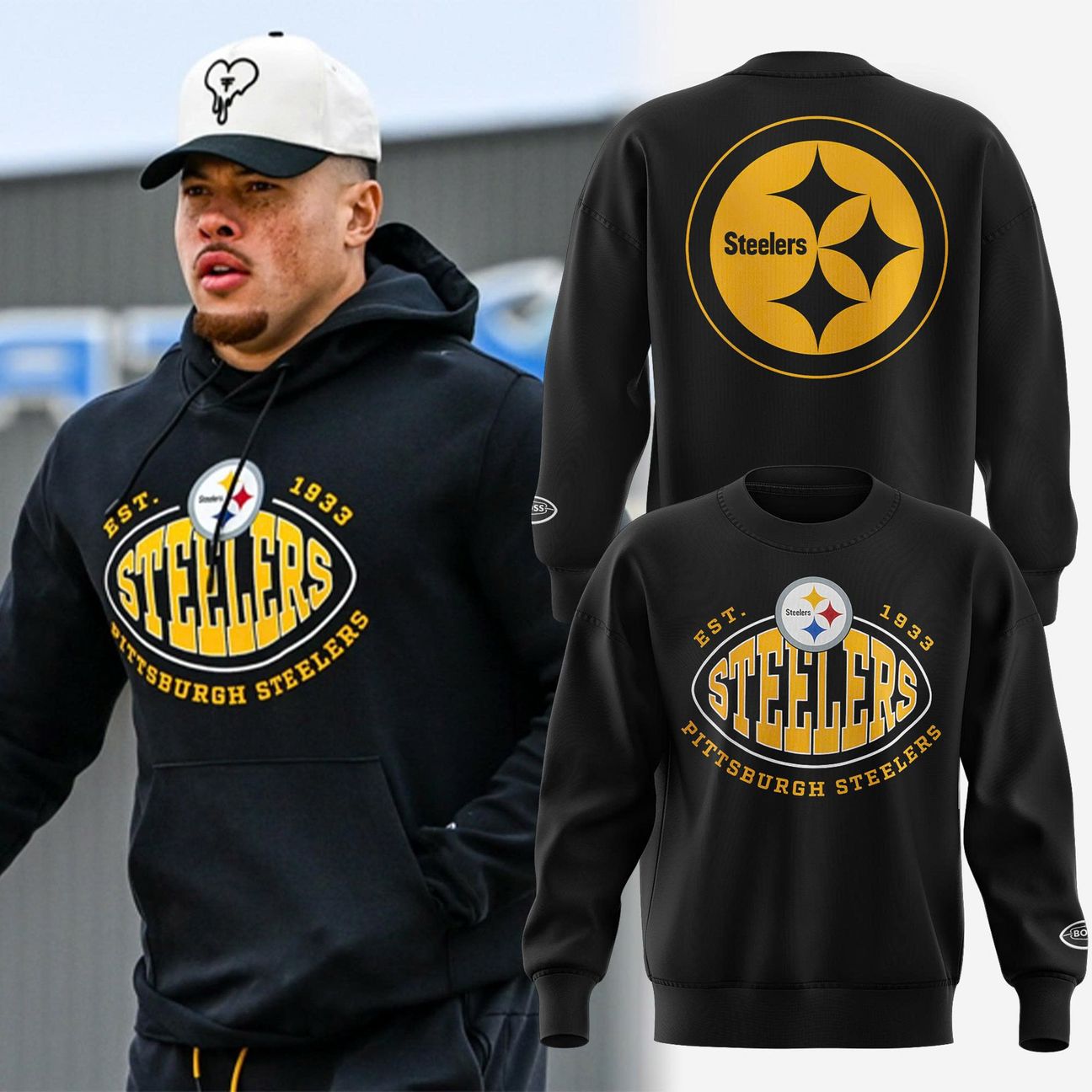 Limited Pittsburgh Steelers Establishment Classic Sweatshirt