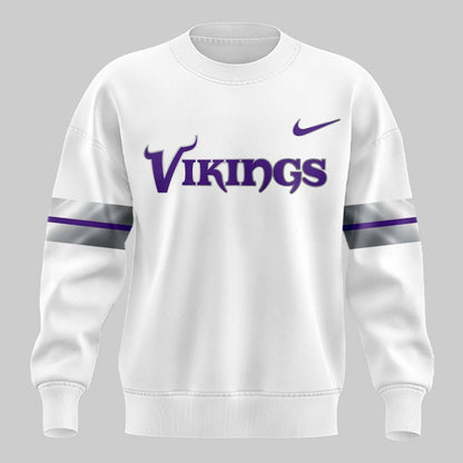 White Minnesota Vikings Sweat.