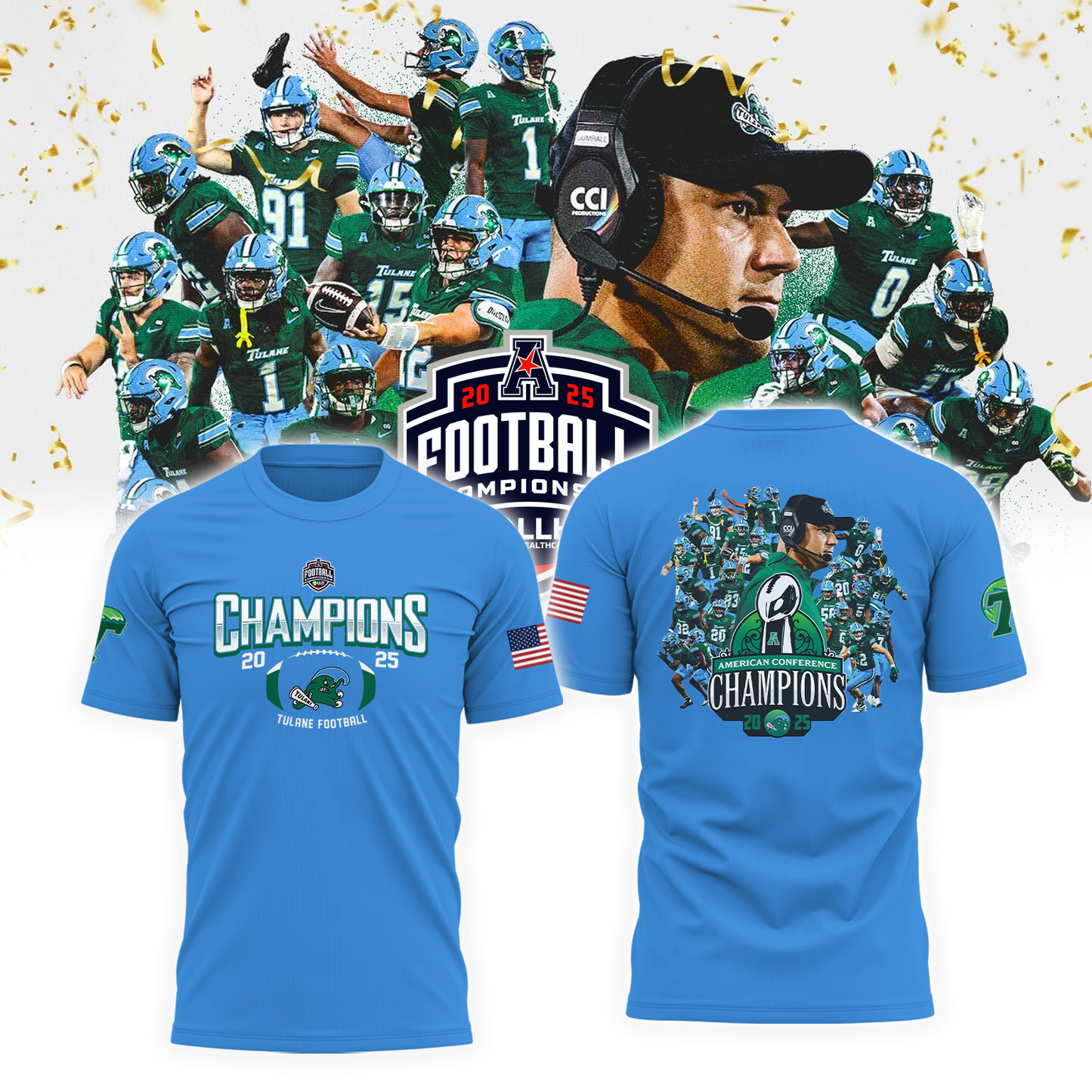 Tulane Football - We are Champions