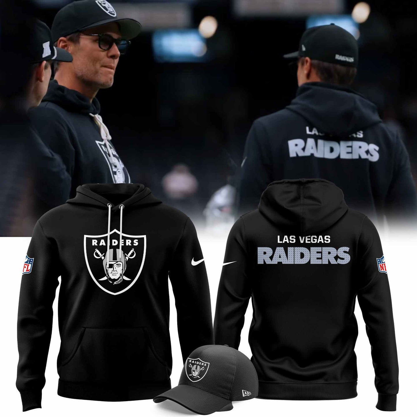 Tom Brady x Las Vegas Raiders Limited Hoodie 2025