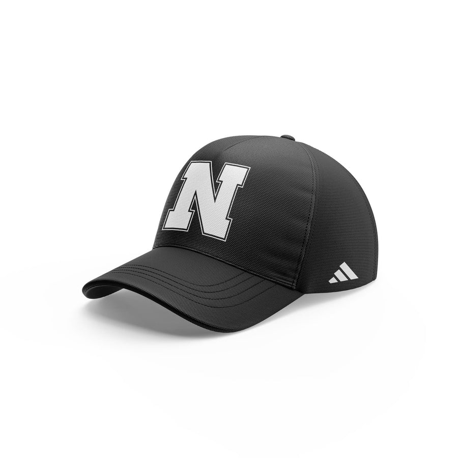 Nebraska Football Blackout uniforms Hoodie 2025 Black And White