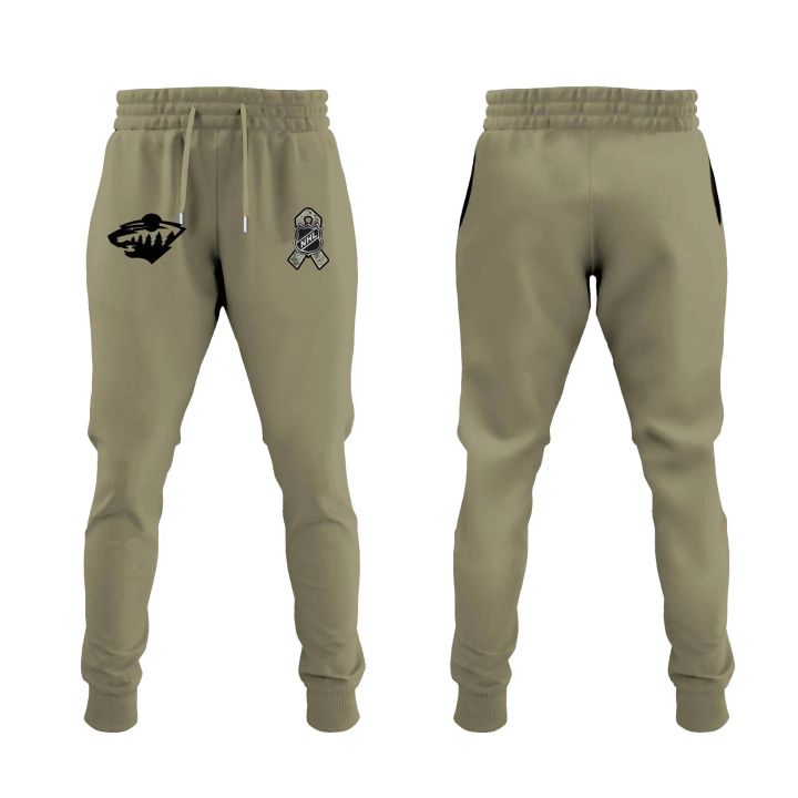 Limited Edition Minnesota Wild Military Appreciation Hoodie