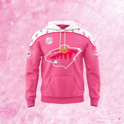 Minnesota Wild x Pink in the Rink Hoodie 2025