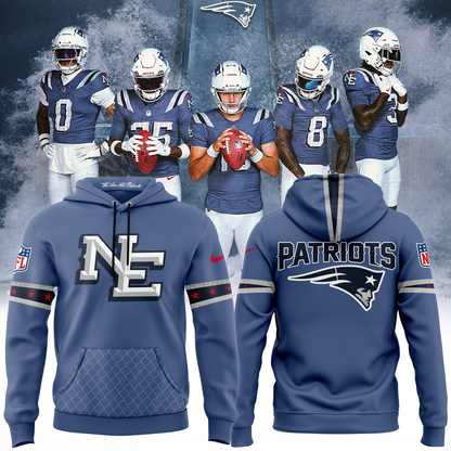 NE Patriots 2025 NFL Rivalries Nor’Easter Hoodie