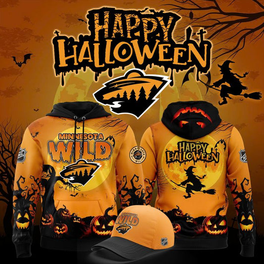 Limited Editions Minnesota Wild '' Happy Halloween '' Hoodie 2025