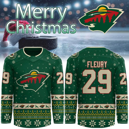 Minnesota Wild 2025 Christmas Jersey - Custom