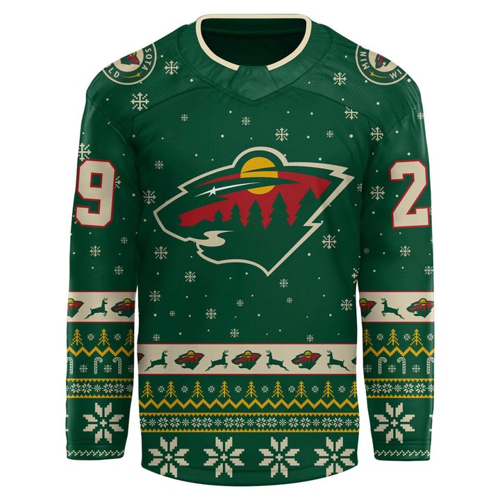 Minnesota Wild 2025 Christmas Jersey - Custom