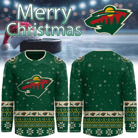 Minnesota Wild 2025 Christmas Jersey