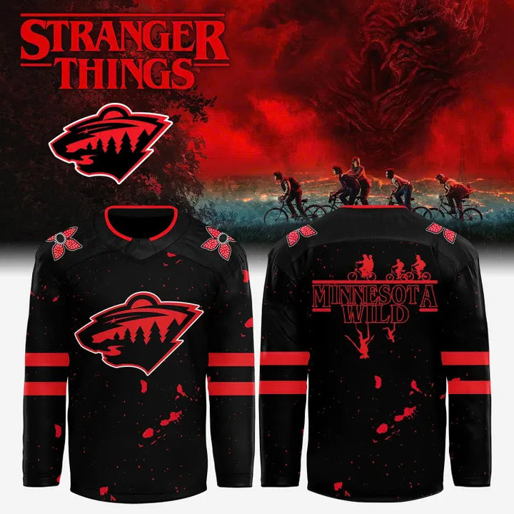 Minnesota Wild 2025 Stranger Things Special Jersey