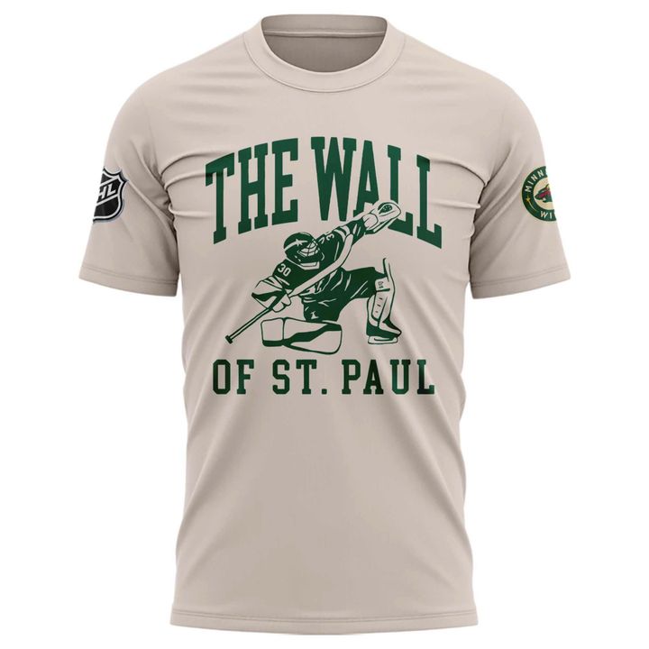 Minnesota Wild "The Wall Of ST. Paul" Special Creem T-shirt