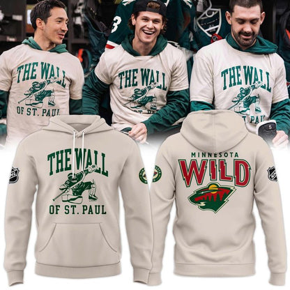 Minnesota Wild "The Wall Of ST. Paul" Special Creem Hoodie