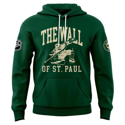Minnesota Wild "The Wall Of ST. Paul" Special Green Hoodie