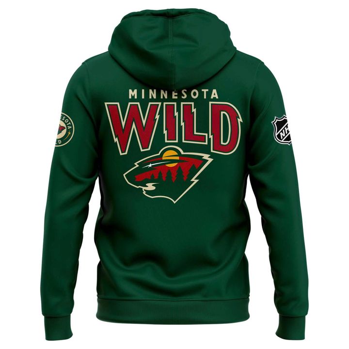 Minnesota Wild "The Wall Of ST. Paul" Special Green Hoodie
