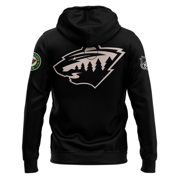 Minnesota Wild "GUS BUS" Black Hoodie