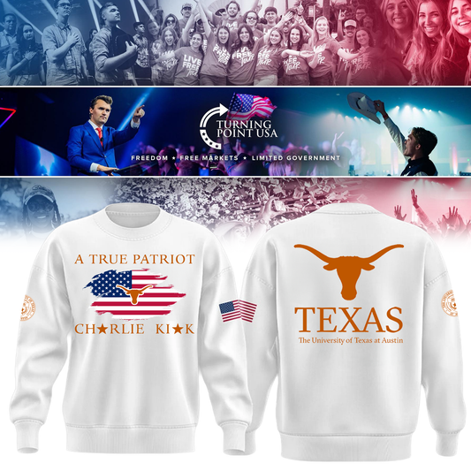 2025 Texas Longhorns University x Turning Point USA Sweatshirt