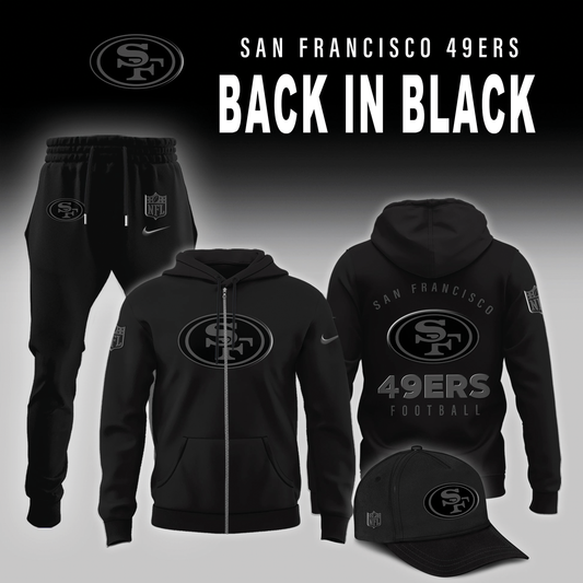 San Francisco 49ers 2025 Back In Black Limited Edition Shirt