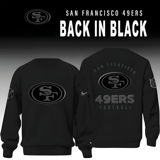 San Francisco 49ers 2025 Back In Black Limited Edition Shirt