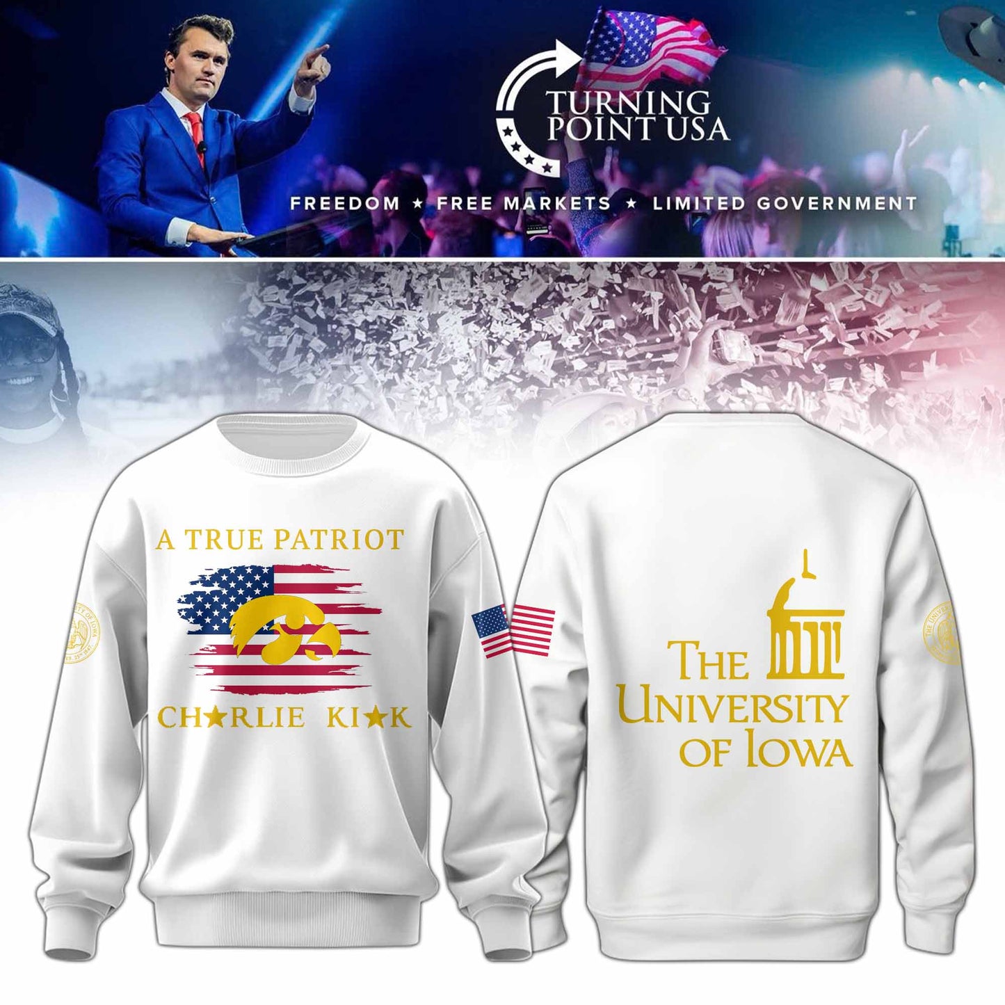 Iowa Campus  Freedom Sweatshirt